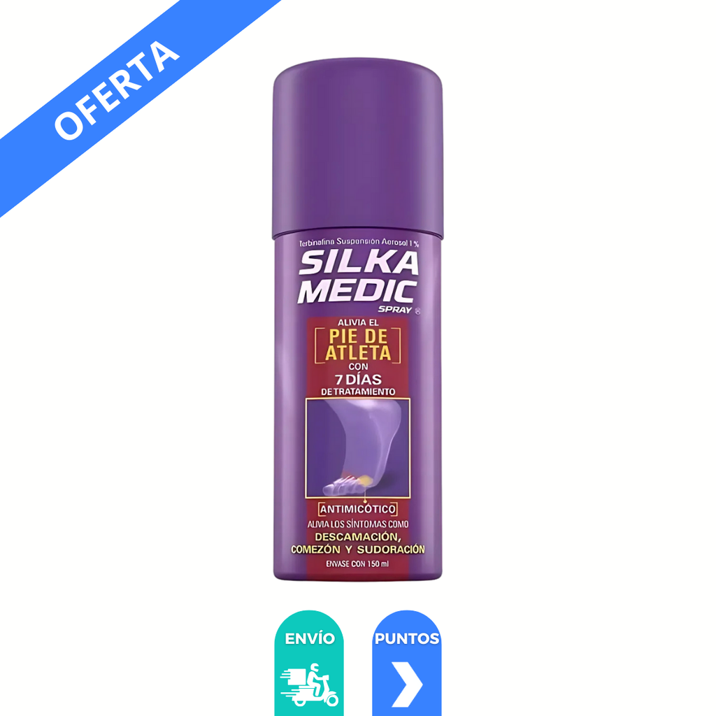 SILKAMEDIC SPRAY C/150 ML TERBINAFINA 1% LAB GENOMMA