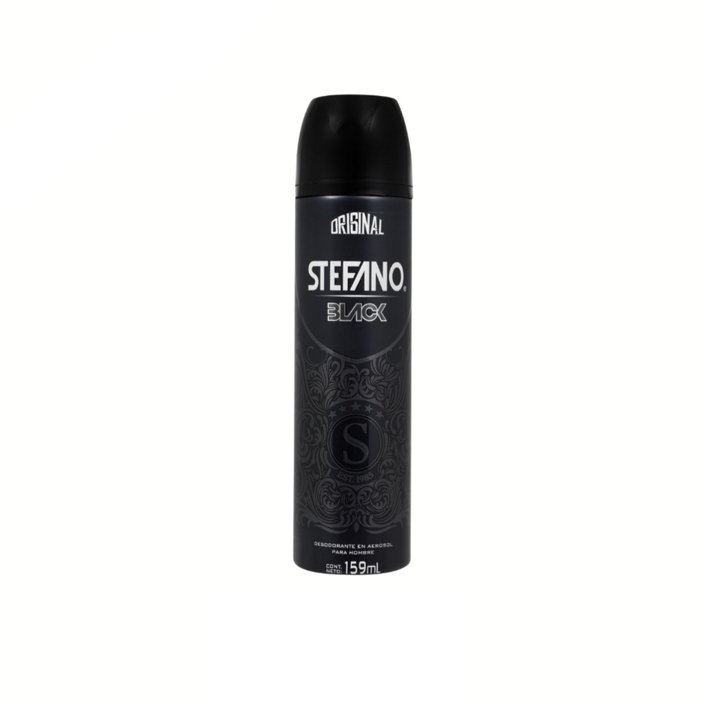 [4291] ANTITRANSPIRANTE EN AEROSOL STEFANO BLACK ORIGINAL 159 ML COLGATE