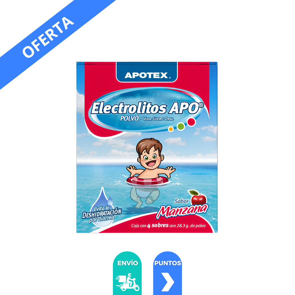 [1561] ELECTROLITOS POLVO APO MANZANA C/4 SOBRES APOTEX