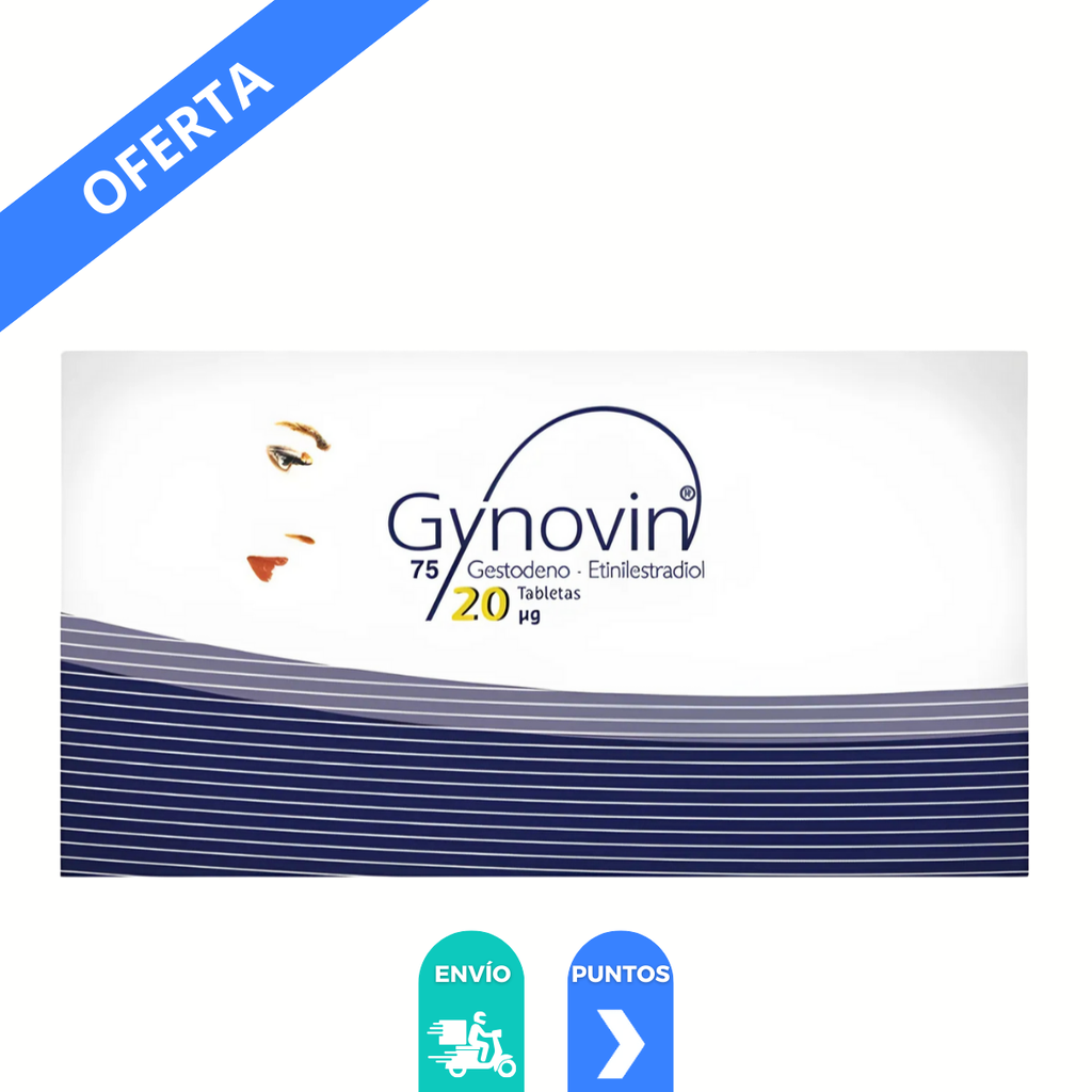 GYNOVIN 75/20 MCG C/21 TAB GESTODENO ETINILESTRADIOL LAB ASOFARMA