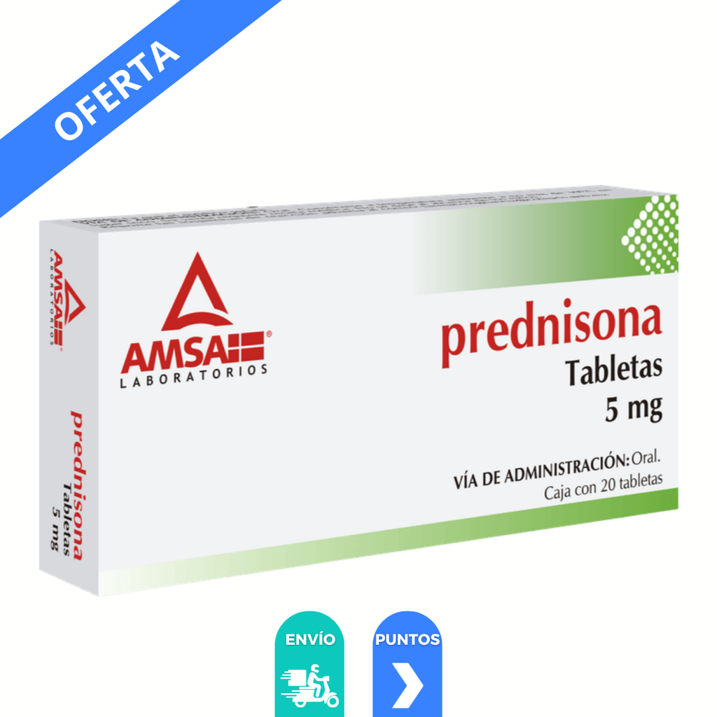 PREDNISONA 5 MG C/20 TAB LAB AMSA