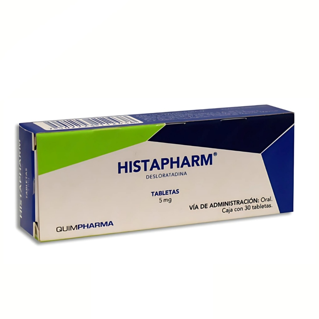 DESLORATADINA 5 MG C/30 TABLETAS HISTAPHARM LAB QUIMPHARMA