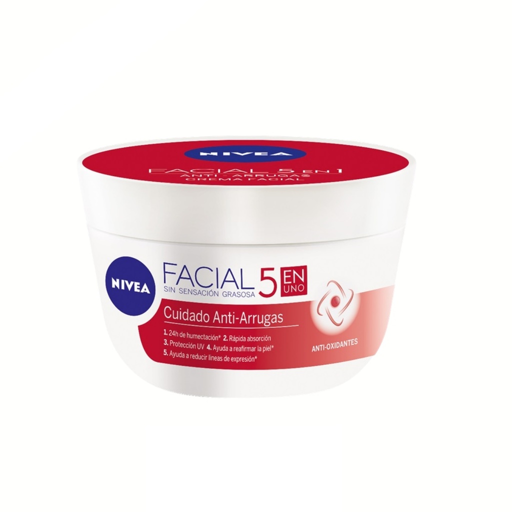 CREMA NIVEA FACIAL 7 EN 1 200 ML ANTI-ARRUGAS ANTI-OXIDANTES BEIERSDORF