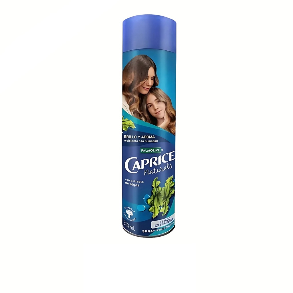 [4334] SPRAY CAPRICE NATURALS EXTRACTO DE ALGAS C/316 ML (AZUL) PALMOLIVE