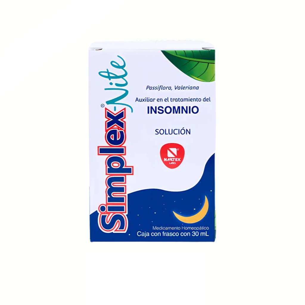 [4337] SIMPLEX-NITE SOL ORAL 1D/1D/100 ML FCO C/30 ML PASSIFLORA VALERIANA LAB NARTEX
