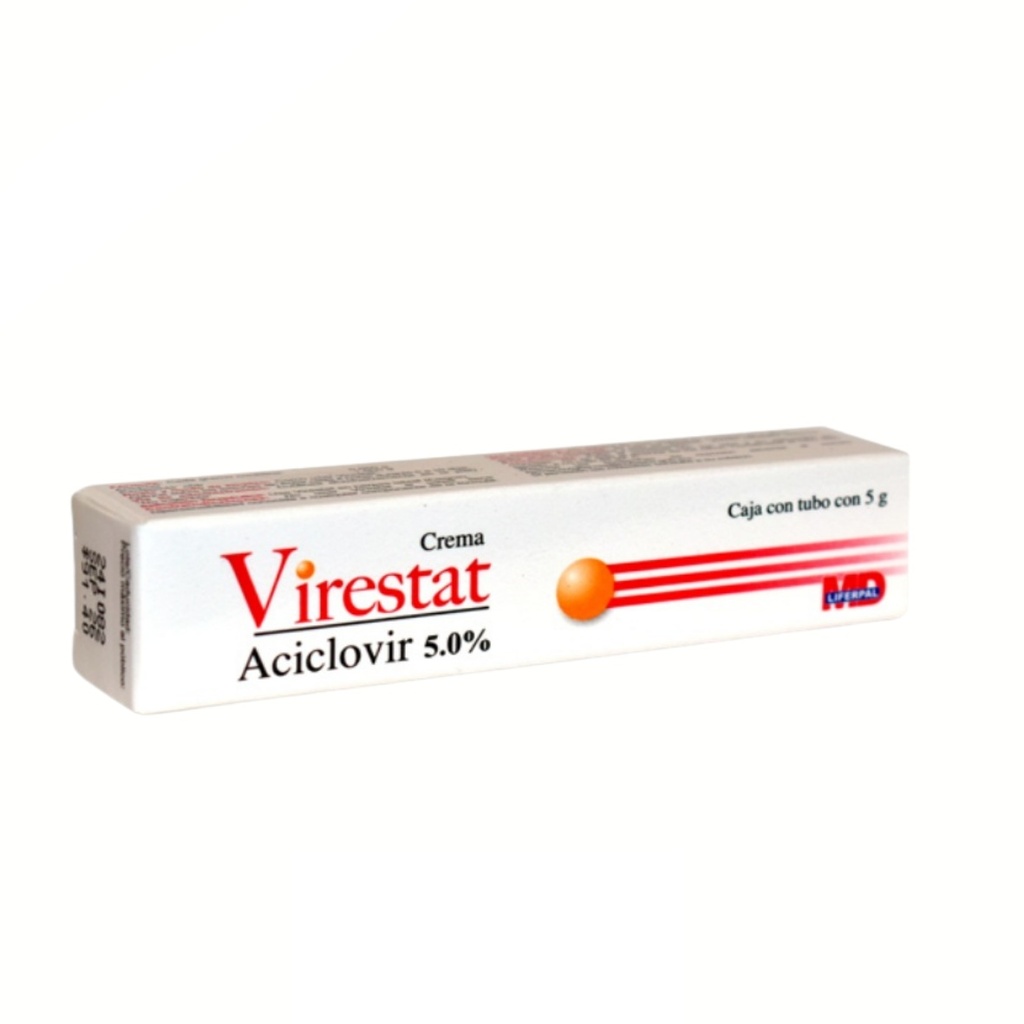 ACICLOVIR CREMA 5% TUBO C/5 G VIRESTAT LAB LIFERPAL