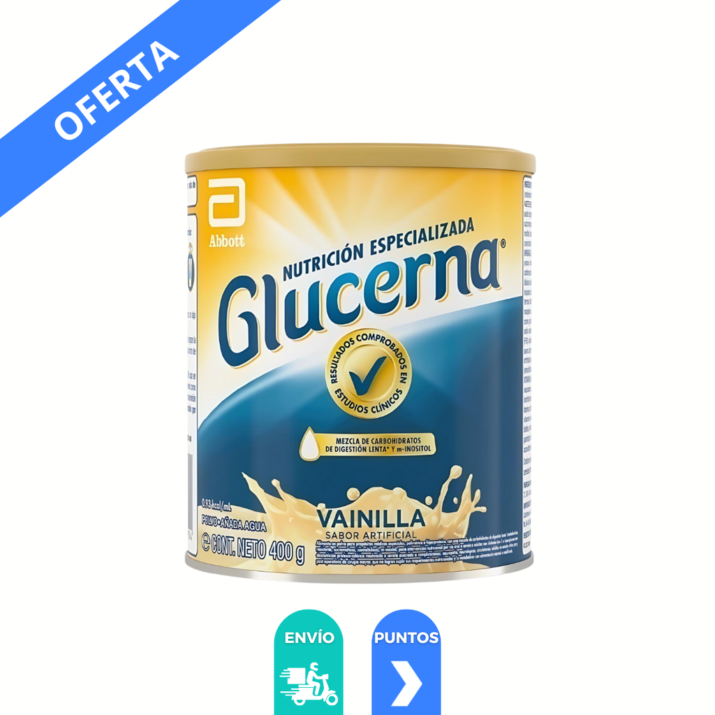 SUPLEMENTO ALIMENTICIO GLUCERNA 400 G VAINILLA LAB ABBOTT