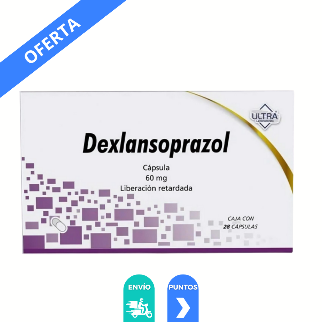 DEXLANSOPRAZOL 60 MG C/28 CAP LIBERACION RETARDADA LAB ULTRA