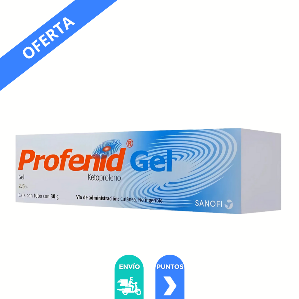 [4429] PROFENID GEL 2.5% TUBO C/30 G KETOPROFENO