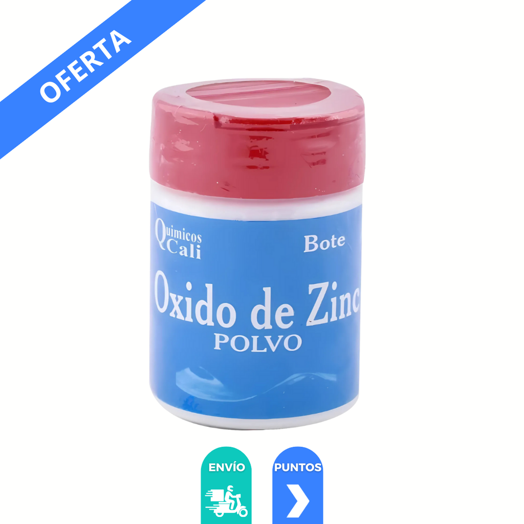 [4443] OXIDO DE ZINC POLVO 30 G TARRO LAB QUIMICOS CALI