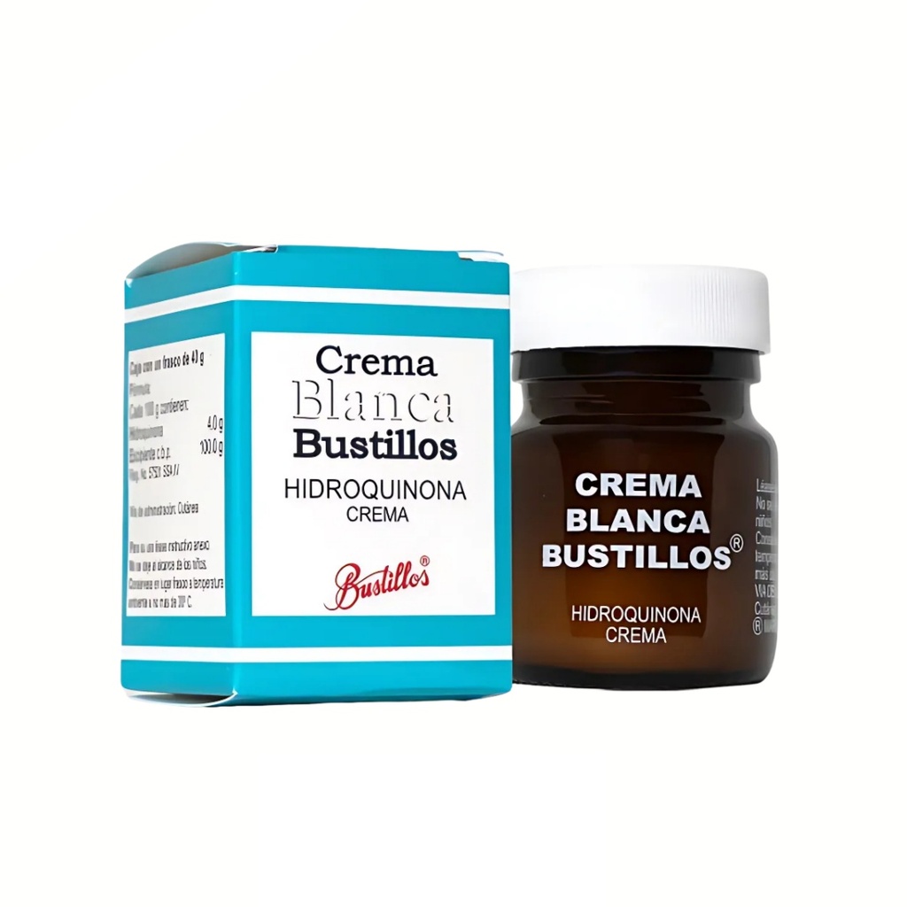 CREMA BLANCA 4/100 G FCO C/40 G HIDROQUINONA LAB BUSTILLOS