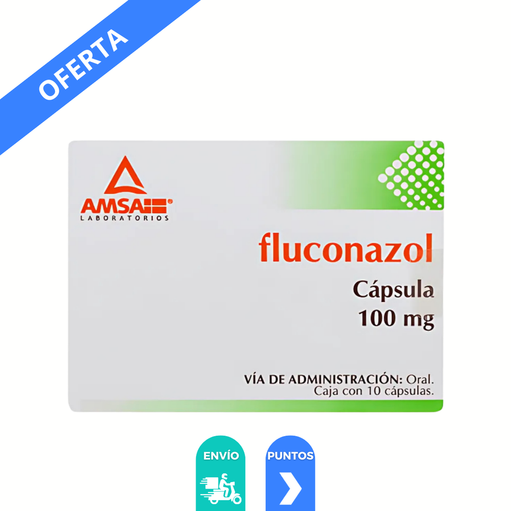 FLUCONAZOL 100 MG C/10 TAB LAB AMSA