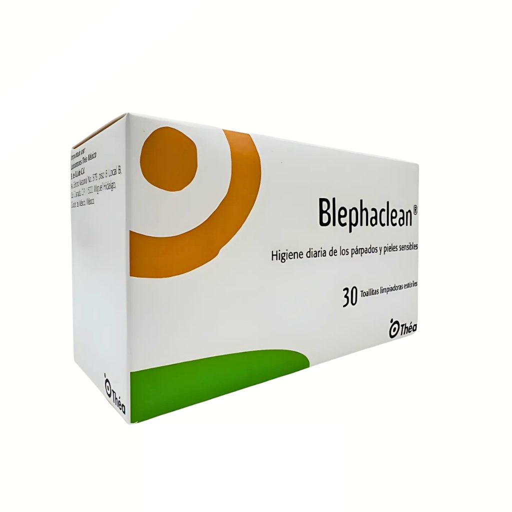 BLEPHACLEAN C/30 PZAS TOALLITAS LIMPIADORAS ESTERILES PARPADOS Y PIEL SENSIBLE LAB THEA