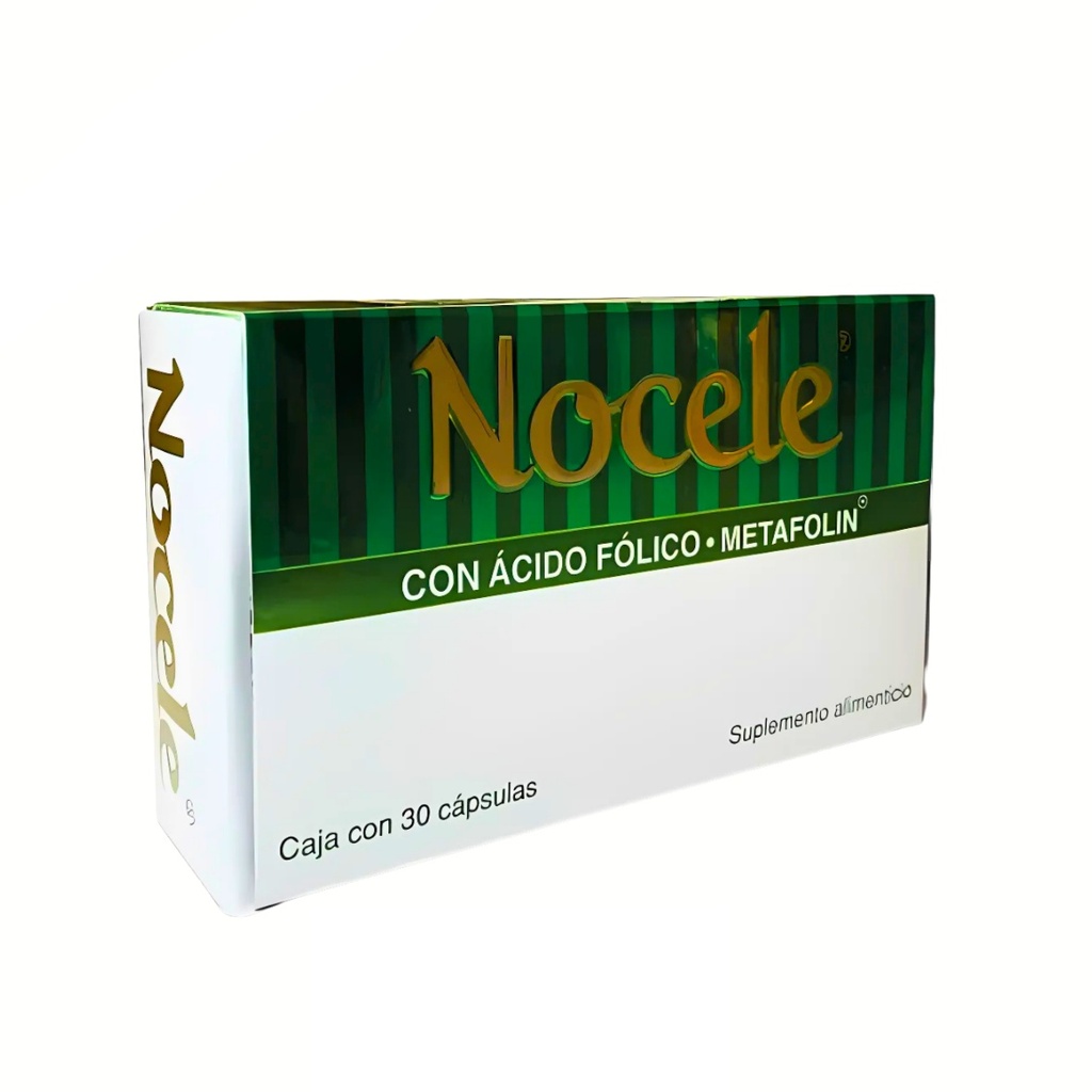 NOCELE 580 MG C/30 CAP SUPLEMENTO ALIMENTICIO ACIDO FOLICO METAFOLIN LAB EXELTIS