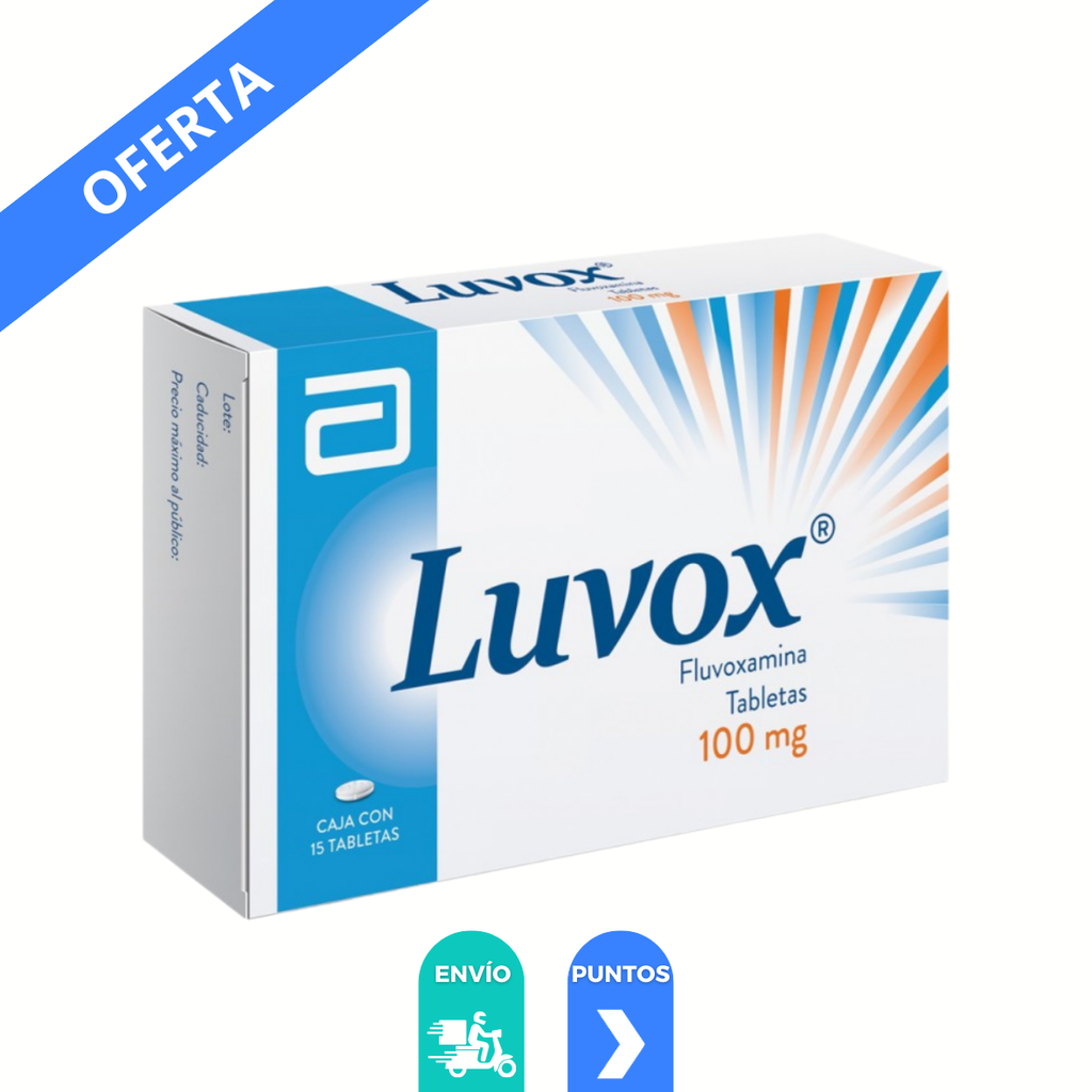 LUVOX 100 MG C/15 TAB FLUVOXAMINA LAB ABBOTT