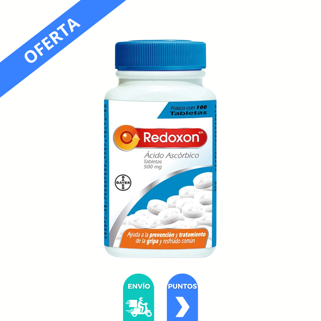 REDOXON 500 MG C/100 TAB ACIDO ASCORBICO LAB BAYER
