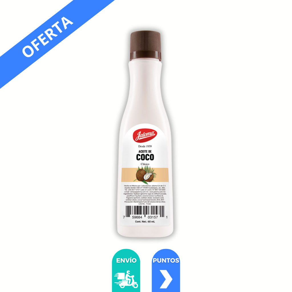 ACEITE DE COCO C/60 ML LAB JALOMA