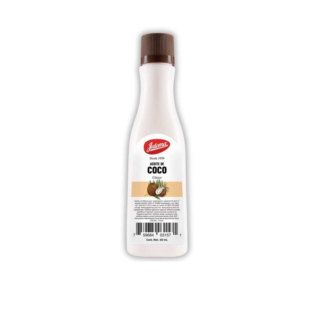 ACEITE DE COCO C/60 ML LAB JALOMA