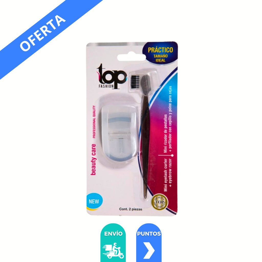 RIZADOR DE PESTAÑAS + PINZA PARA CEJAS TOP FASHION (copia)