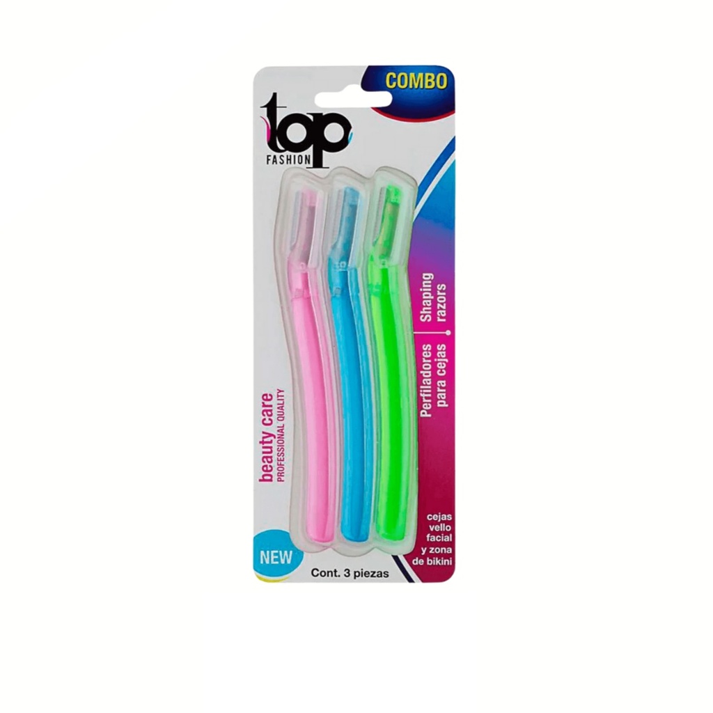 PERFILADORES PARA CEJAS 3 PZAS TOP FASHION