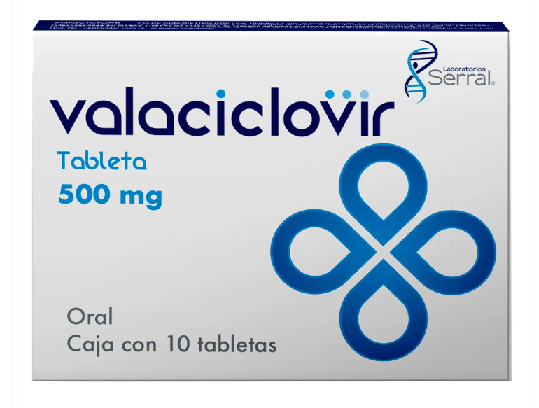 VALACICLOVIR 500 MG C/10 TAB LAB SERRAL