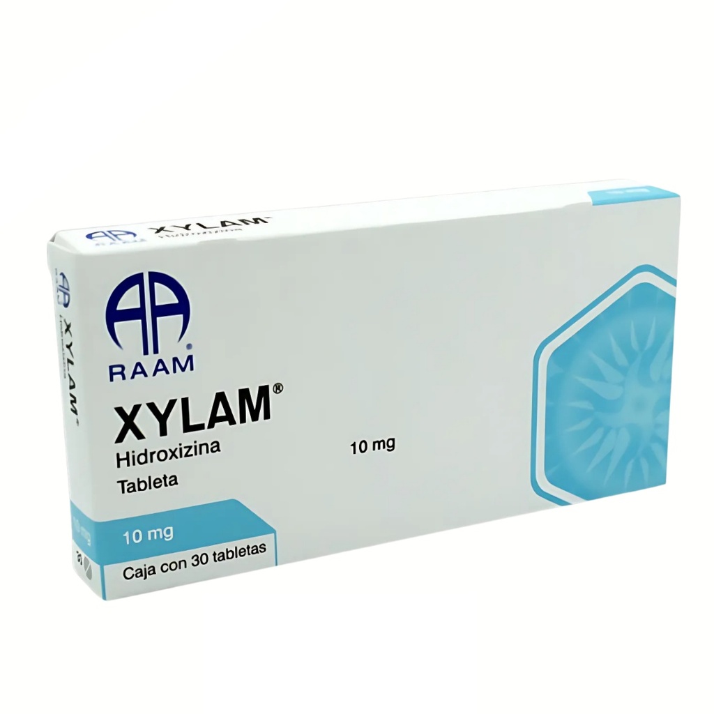 HIDROXIZINA 10 MG C/30 TAB XYLAM LAB RAAM