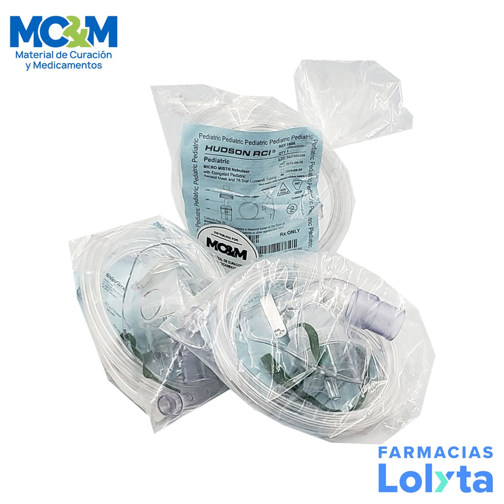 MICRONEBULIZADOR CON MASCARILLA PEDIATRICA MICRO MIST REF HUD1886CS HUDSON RCI