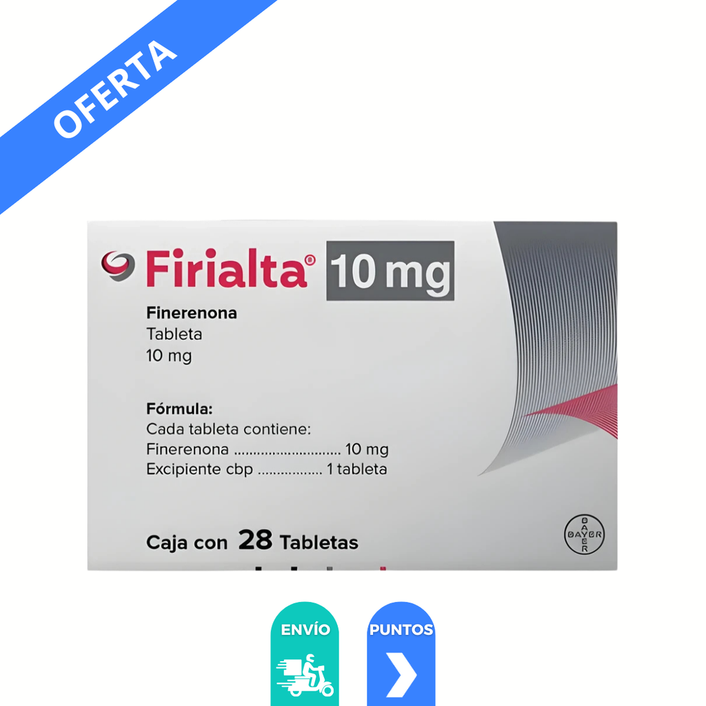 FIRIALTA 10 MG C/28 TAB FINERENONA LAB BAYER