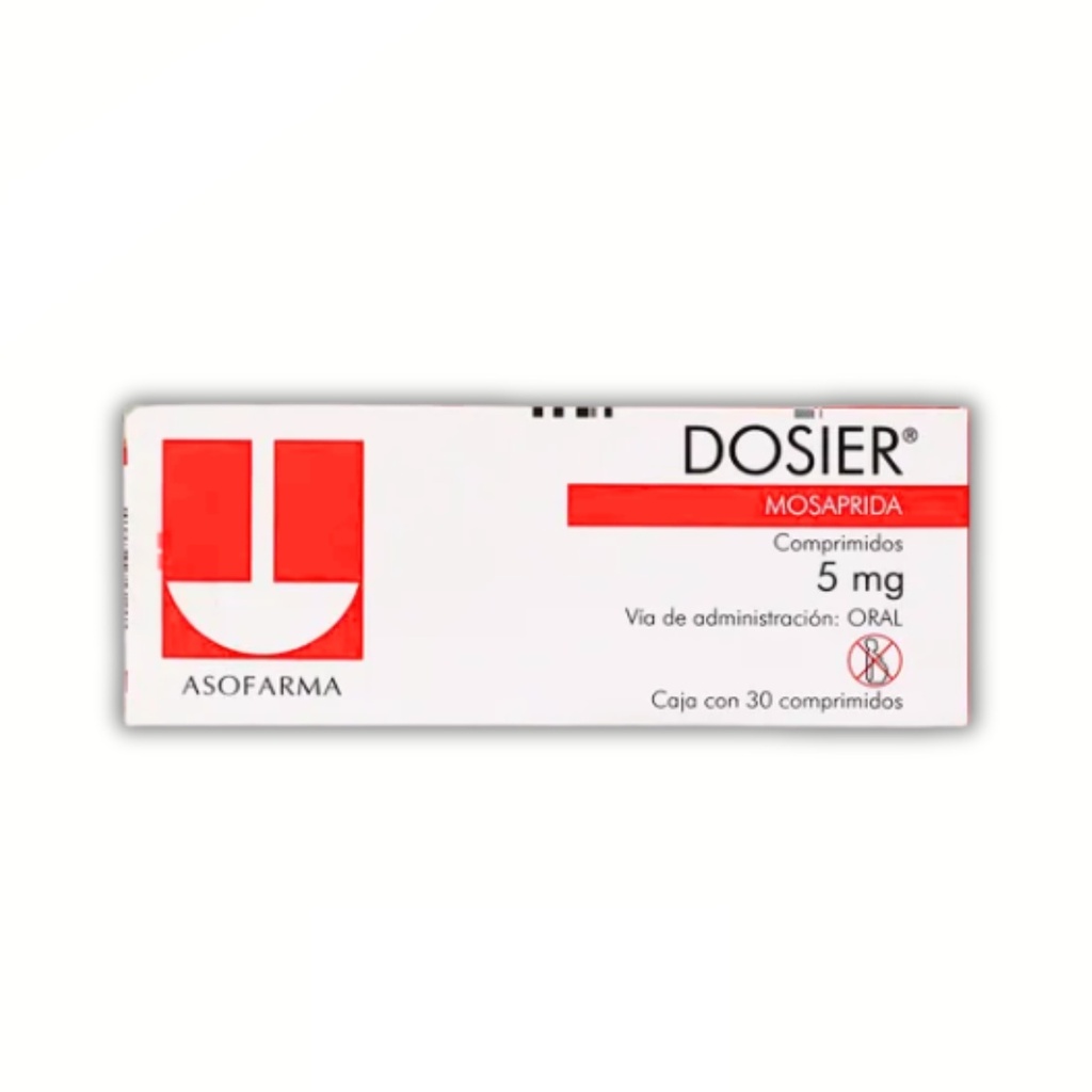 DOSIER 5 MG C/30 TAB MOSAPRIDA LAB ASOFARMA