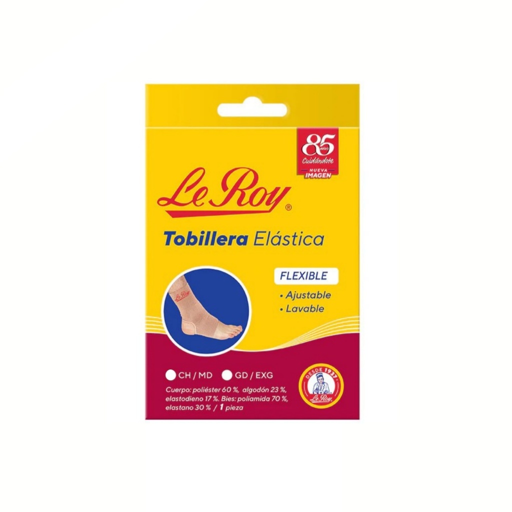 [4537] TOBILLERA ELASTICA TALLA GDE/EXG LEROY