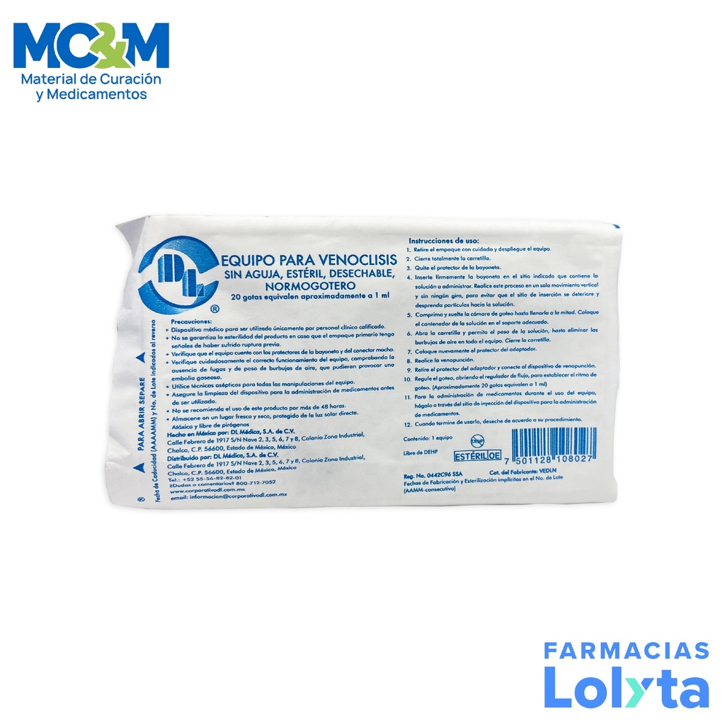 [4134] FLEBOTEK 0-100 BF EQUIPO PARA VENOCLISIS CON MEDIDOR DE VOLUMENES 100 ML (BURETA) LAB PISA
