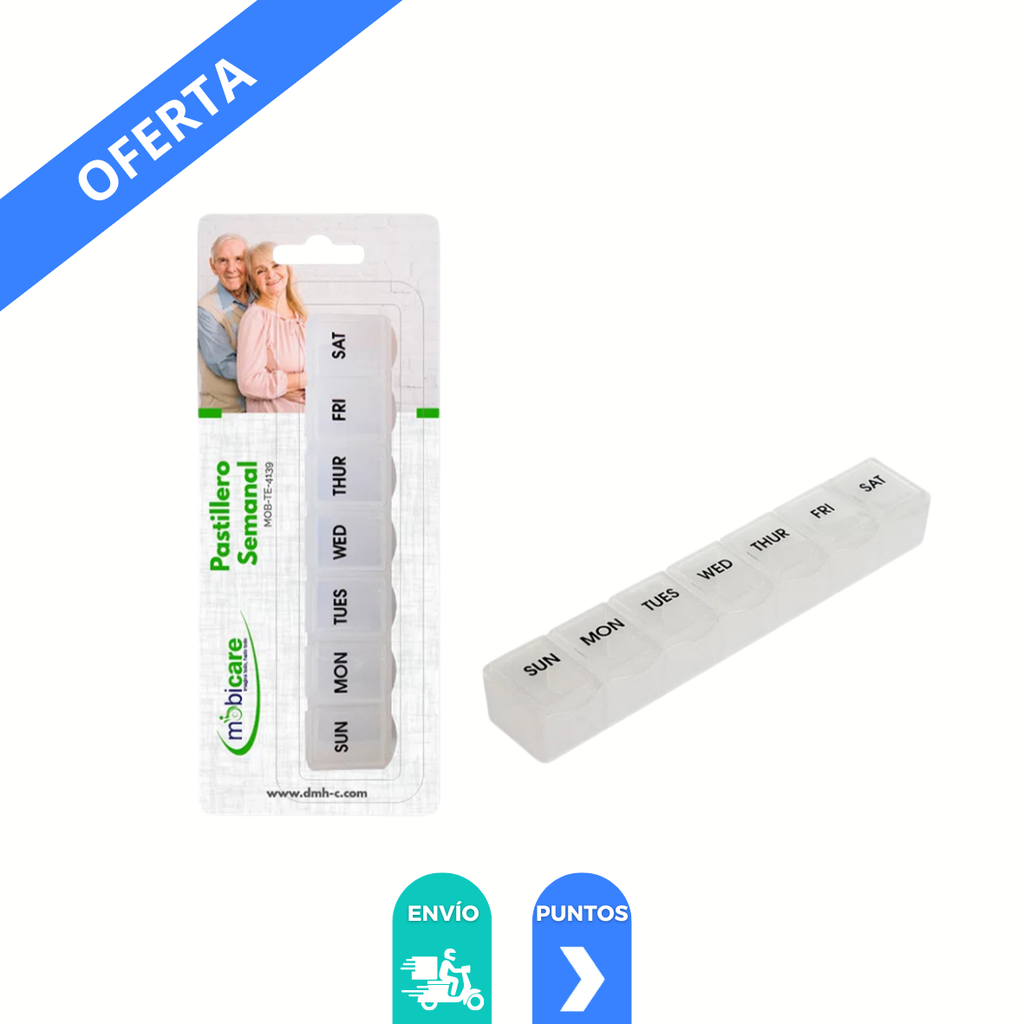 PASTILLERO SEMANAL 1 TOMA AL DIA MOD MOB-TE-4139 MOBICARE