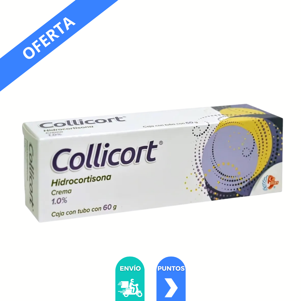 HIDROCORTISONA CREMA 1% TUBO C/60 G COLLICORT LAB COLLINS