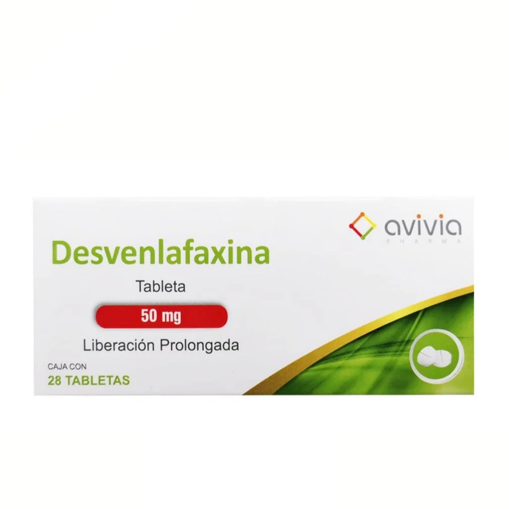 DESVENLAFAXINA 50 MG C/28 TAB LP LAB AVIVIA