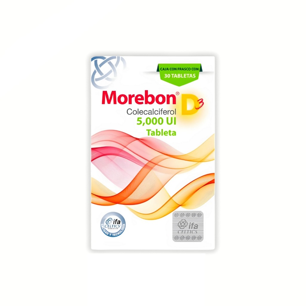 MOREBON D3 5000 UI C/30 TAB COLECALCIFEROL LAB IFA CELTICS