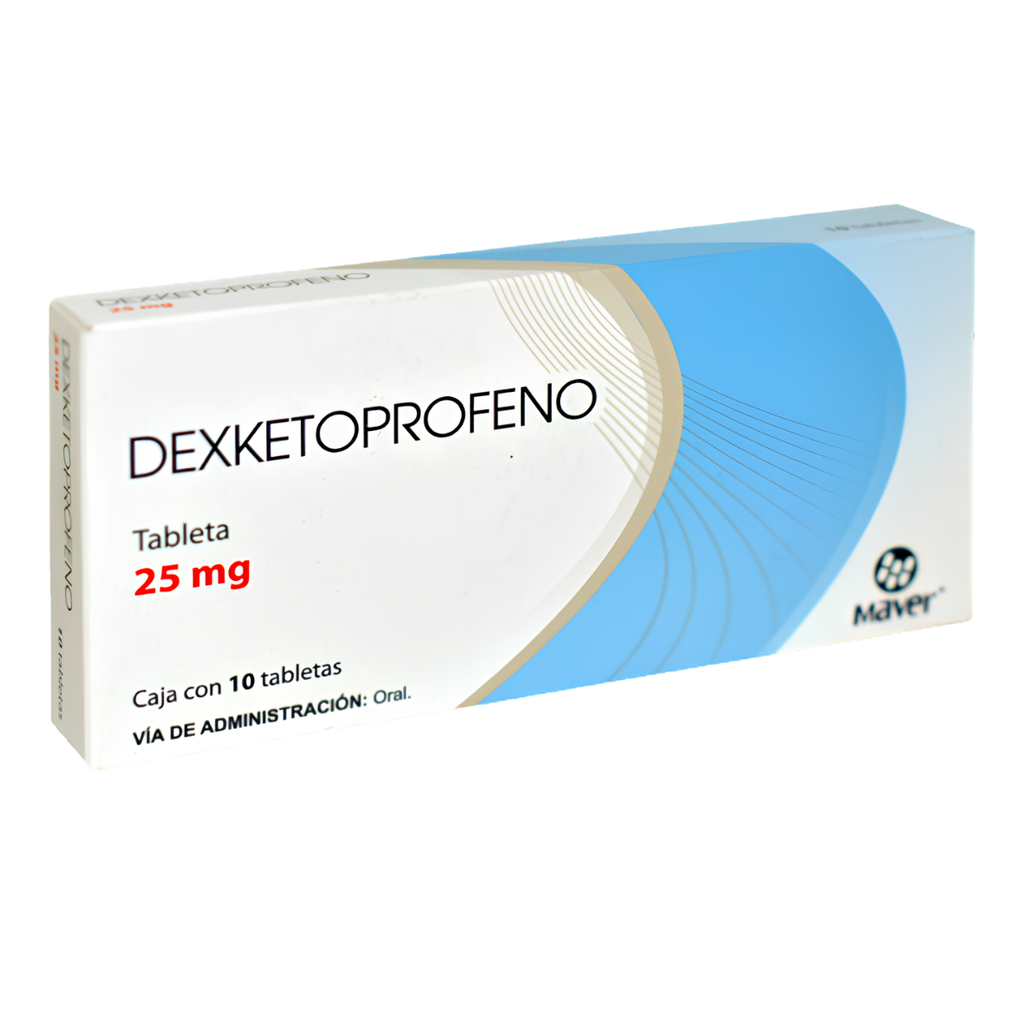 DEXKETOPROFENO 25MG C/10 TAB LAB MAVER
