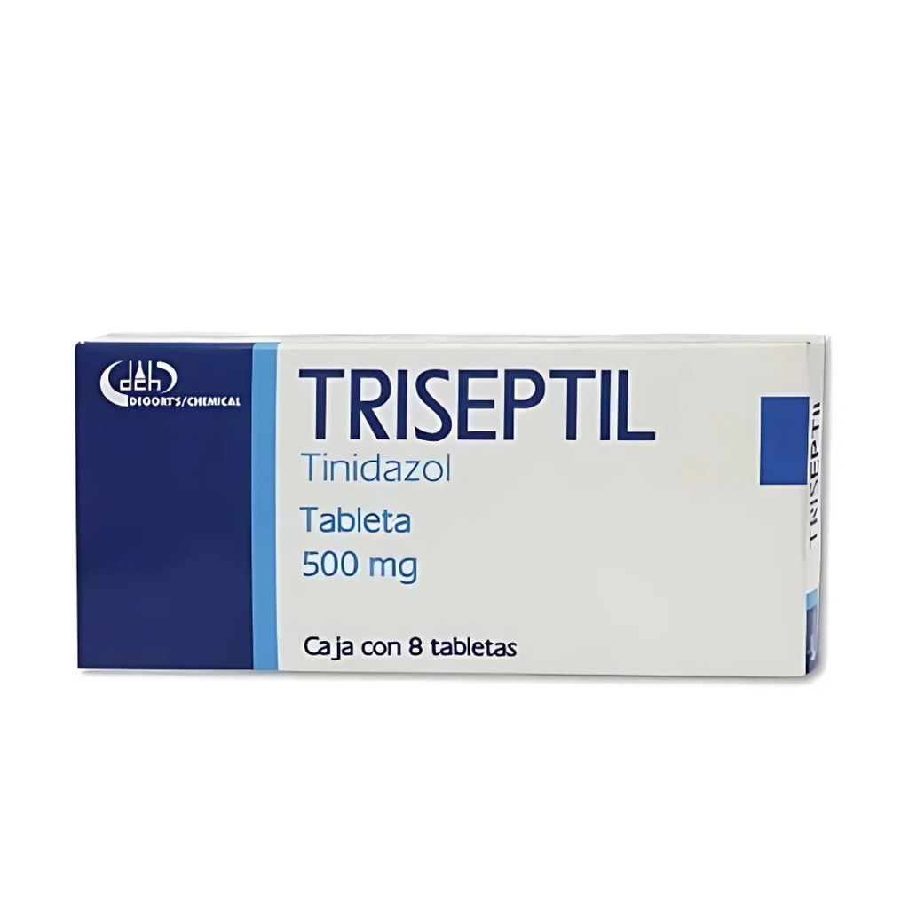 TINIDAZOL 500 MG C/8 TAB TRISEPTIL LAB DEGORTS CHEMICAL