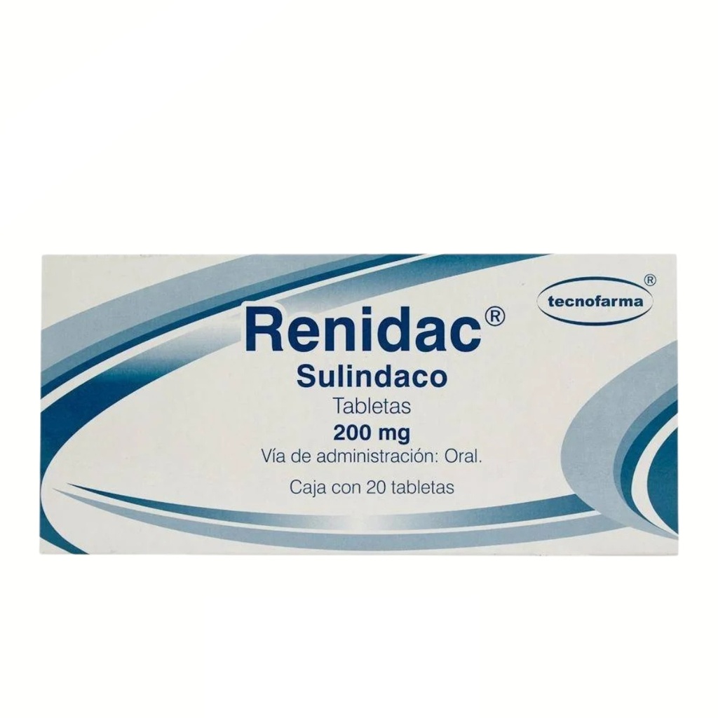 [2360] SULINDACO 200 MG C/20 TAB RENIDAC LAB TECNOFARMA