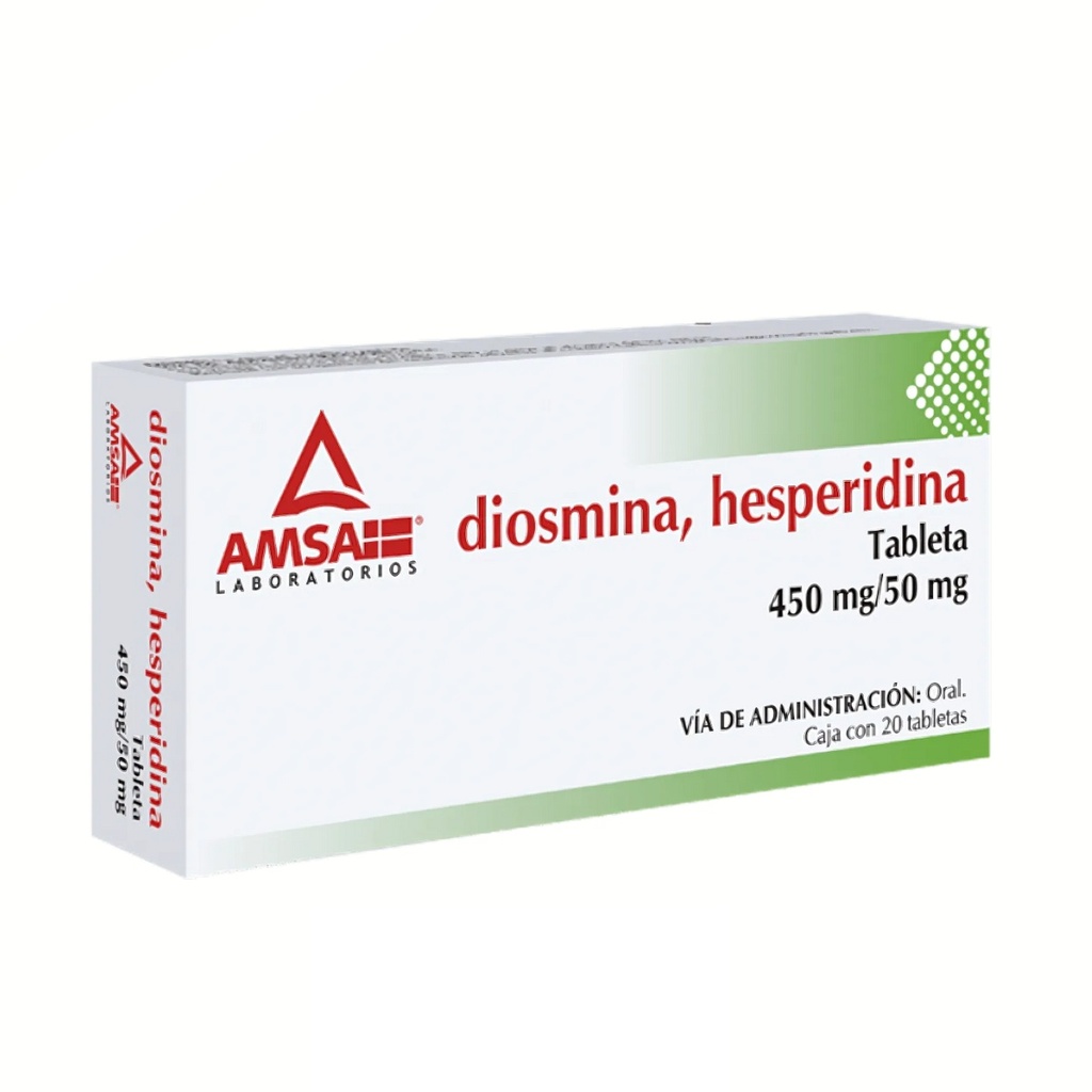 DIOSMINA HESPERIDINA 450/50 MG C/20 TAB LAB AMSA
