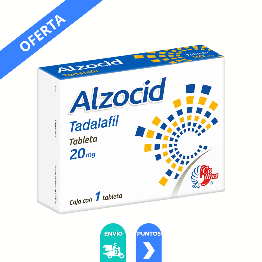 [4634] TADALAFIL 20 MG C/1 TAB ALZOCID LAB COLLINS