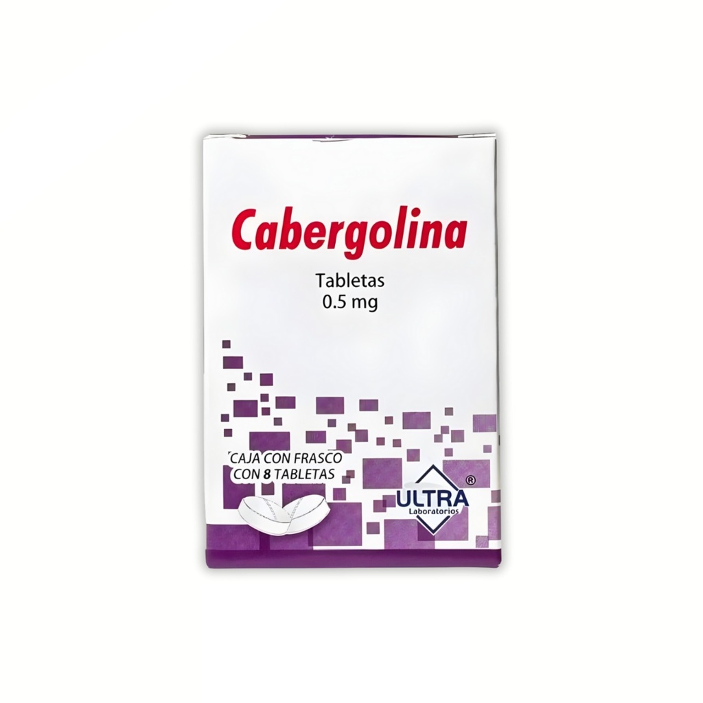 [4645] CABERGOLINA 500 MCG C/8 TAB LAB ULTRA