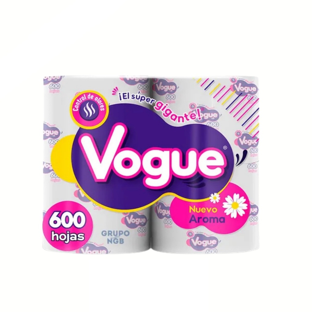 PAPEL HIGIENICO ROLLO C/600 HOJAS VOGUE