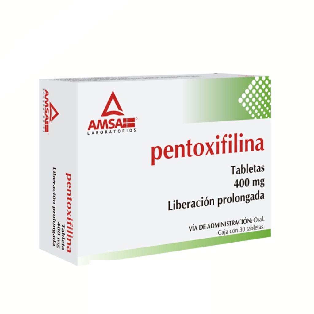 PENTOXIFILINA 400 MG C/30 TAB LP LAB AMSA