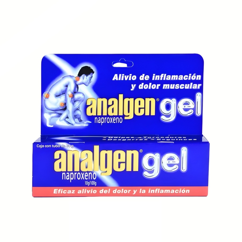 ANALGEN GEL 10 G/100 G TUBO C/30 G NAPROXENO LAB LIOMONT