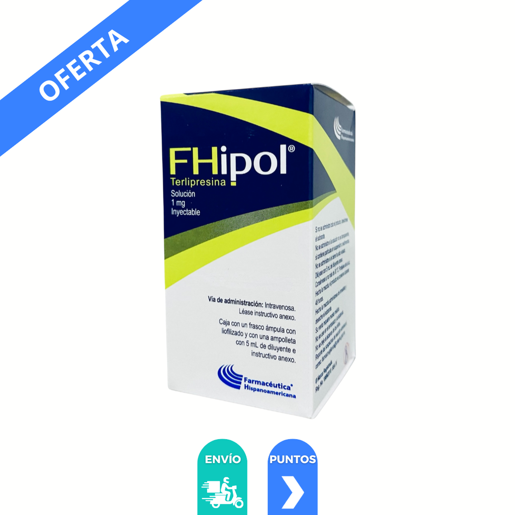 TERLIPRESINA SOL INY 1 MG/5 ML FHIPOL LAB FARMACEUTICA HISPANOAMERICANA