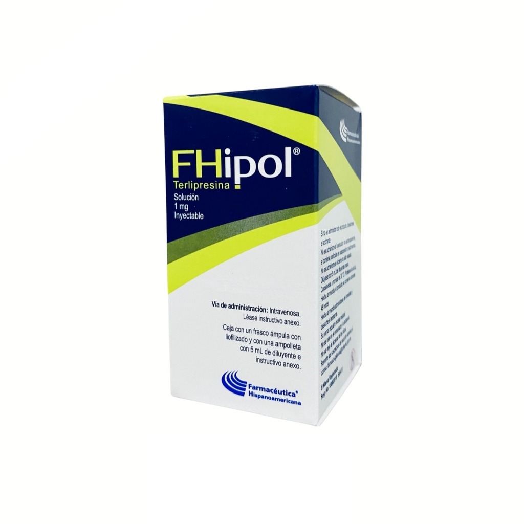 TERLIPRESINA SOL INY 1 MG/5 ML FHIPOL LAB FARMACEUTICA HISPANOAMERICANA