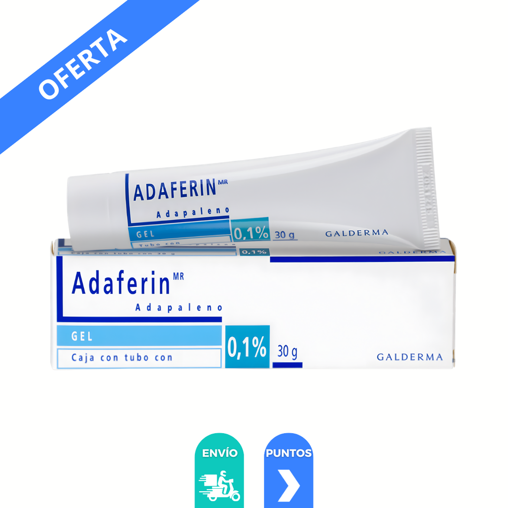 [4671] ADAFERIN GEL 0.1% TUBO C/30 G ADAPALENO LAB GALDERMA