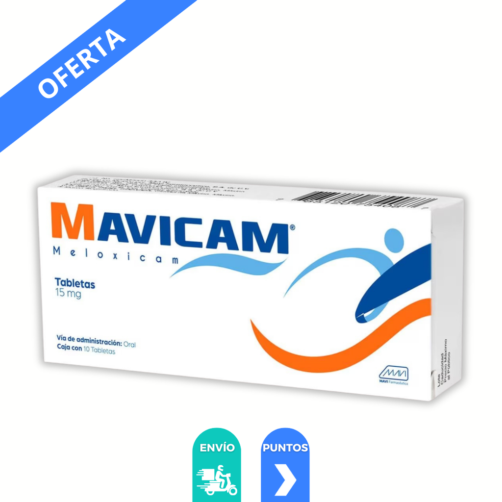 MELOXICAM 15 MG C/10 TAB MAVICAM LAB MAVI