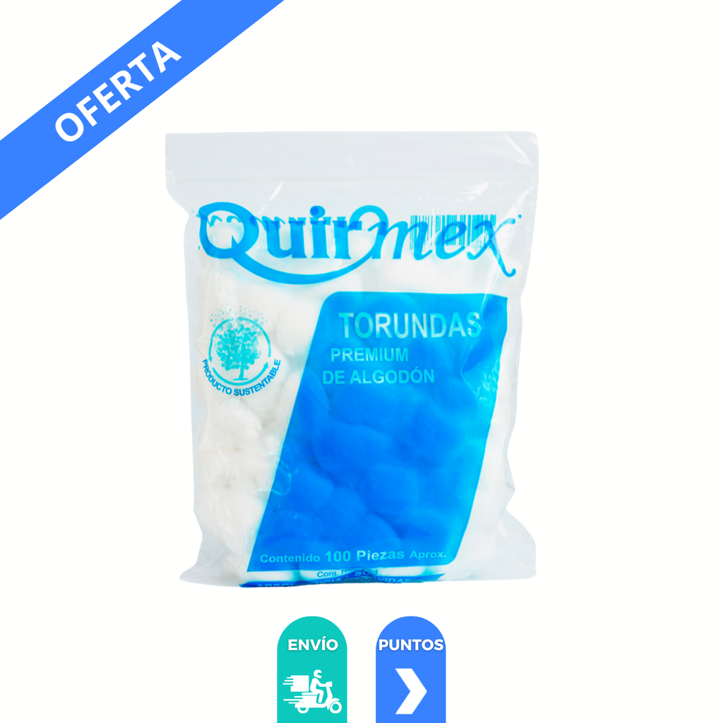 TORUNDA ALGODON NO ESTERIL 75 G QUIRMEX