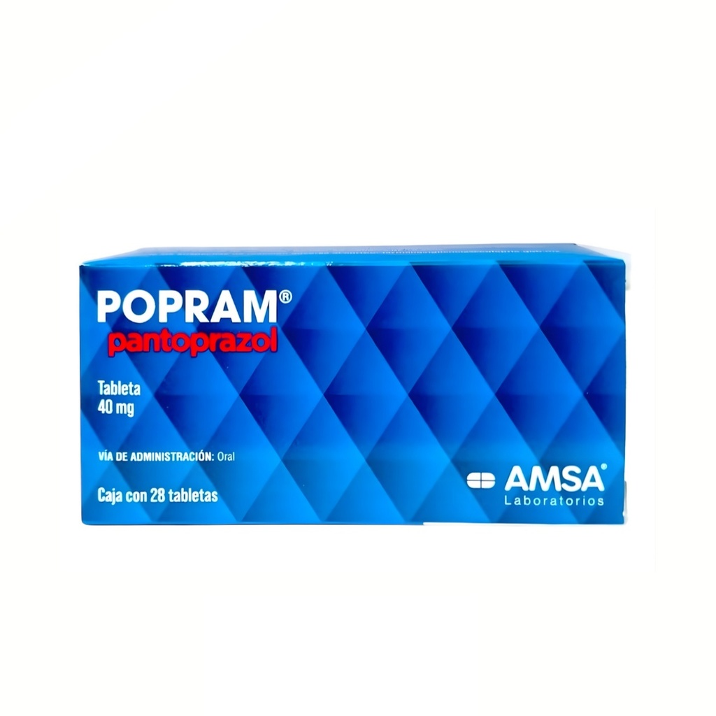 PANTOPRAZOL 40 MG C/28 TAB POPRAM LAB AMSA